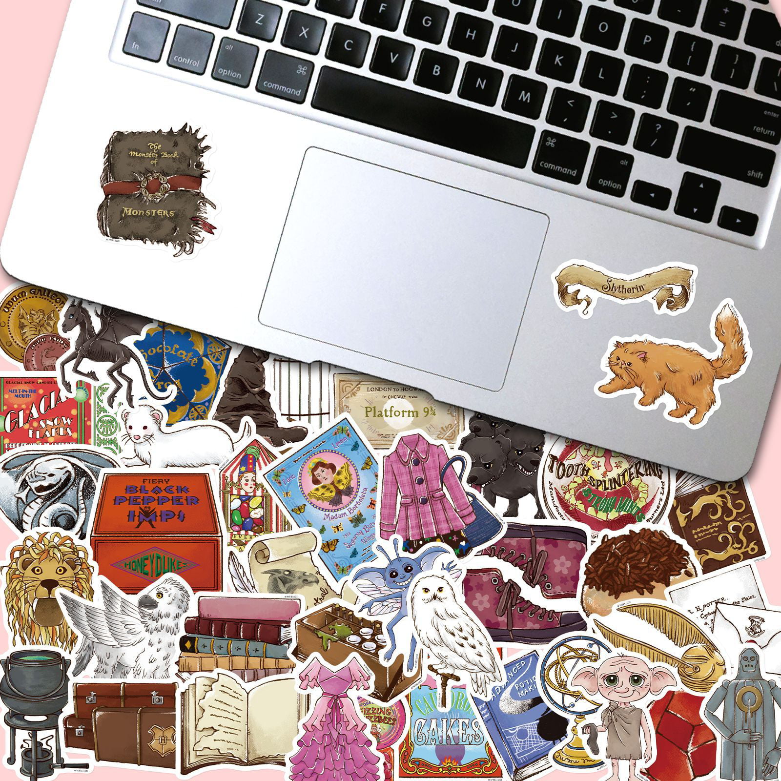 Harry Potter Watercolor Vinyl Stickers, Set Of 50, Waterproof And Uv  Resistant, Great For All Your Gadgets, Collection Of Cute Characters