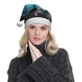 thumbnail image 5 of Salouo Fantasy Mushrooms for Adult Christmas Hat Xmas Holiday Hat Santa Hat for Women & Men Festive Headwear Accessories Fit for Christmas/ New Year/Holiday/Party,1PC, 5 of 6