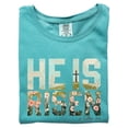 thumbnail image 4 of He Is Risen Christian Shirt for Women - Easter Faith Graphic Tee Seafoam Shirt Adult X-Large, 4 of 7