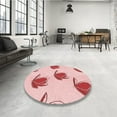 thumbnail image 3 of Ahgly Company Indoor Rectangle Patterned Valentine Red Area Rugs, 6' x 9', 3 of 6