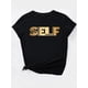 thumbnail image 3 of Women'S Inspirational Message Graphic T-Shirt, Polyester Blend, Casual Crew Neck Short Sleeve Tee, with Medium Stretch, for Spring/Summer/Fall - Knit Fabric, 3 of 6