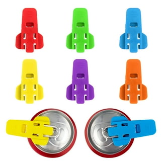 Intulon Compact Soda Can Tab Opener, Fits in Pocket (Yellow, Regular (2  Pack))