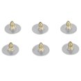 thumbnail image 4 of Fermoirs de boucles d'oreilles en argent 925, fermoirs de remplacement sécurisés pour femmes et filles, 3 paires, dorés, 4 of 4