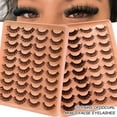 thumbnail image 5 of Curly False Eyelashes 20 Pairs Pack - Thick Natural Grafting Effect, Premium Lashes for Daily Makeup & Special Occasions, 5 of 17