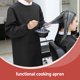 thumbnail image 3 of FUTUREORYY Delantal Smock Impermeable Para Cocina Unisex Con Protección Y Tejido Resistente Gris Claro, 3 of 8