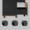 thumbnail image 2 of VASAGLE Mueble Archivador de 2 Cajones, Archivador M&oacute;vil, Soporte Impresora, para Documentos de Tama&ntilde;o A4, Carta, Carpetas, Marr&oacute;n R&uacute;stico y Negro OFC040B01, 2 of 8