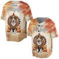 thumbnail image 3 of Happy Thanksgiving Jack Russell Terrier Turkey Costume Pumpkins Autumn Leaves All Over Print 3D Baseball Shirt Parson Jack Dog Lover Softball Sport - 13014, 3 of 6