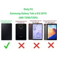 thumbnail image 2 of Funda para Galaxy Tab A 8.0 2019, resistente, resistente, de cuerpo completo, híbrida, a prueba de golpes, con función atril, para Samsung Galaxy Tab A 8.0 2019, modelo SM-T290/SM- T295-6, oro rosa Adepaton CZDZ-ST167-3, 2 of 7