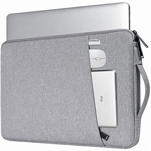 xixishop 17.3 Inch Laptop Case Bag for HP 17.3 / Envy 17 17t/ Pavilion 17, Acer Nitro 5, Lenovo IdeaPad 3 17, ASUS VivoBook Pro 17 Carrying Protective Case(Light Grey)