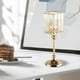 thumbnail image 4 of Candelabro nórdico candelabro de luz de té candelabro elegante candelabro para centro de mesa fiesta de aniversario decoración del hogar 11cmx11cmx31cm Macarena Portavelas de pilar, 4 of 7