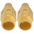 thumbnail image 2 of Uadme Silenciador Neumático De Escape Rápido De 2 Uds. Silenciador De Latón De Flujo De Aire Ajustable PT3/8 Rosca Macho PSC-03 Fácil De Instalar Y Mantener con Alta Eficiencia, 2 of 14