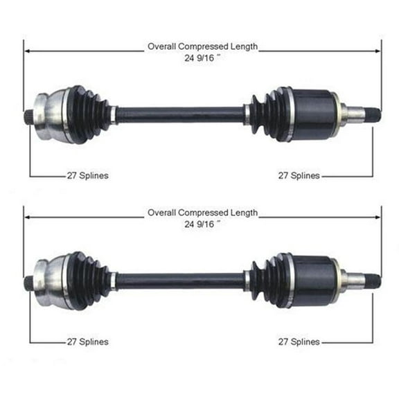 CV Axle Shaft- Rear-Left Right (2) MB-8003 Fits 76-81 300D 74-83 240D REAR