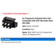 thumbnail image 2 of Air Suspension Solenoid Valve Unit - Compatible with 2007 Mercedes-Benz R63 AMG, 2 of 2