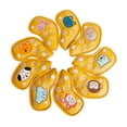 thumbnail image 1 of 9 Unids PU Cuero Golf Iron Headcover Club Head Cover Número 4-9 P a S Manga Wrap para Mujeres Hombres Deportes al aire mayoría de los Amarillo Soledad Cubierta de cabeza de hierros de golf, 1 of 6