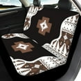 thumbnail image 3 of Renewold Southwest American Tribal Black Brown Car Seat Cover Full Set, Car Seat Protector for Women Men, Auto Seat Cover Front Back Universal Fits for SUV Sedan Vans, 3 of 7