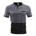 thumbnail image 5 of Akiihool Men T-Shirts Mens T Shirt Short Sleeve Crew Neck Soft Fitted Tees Dark Gray,L, 5 of 7