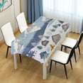 thumbnail image 4 of Yayeee Tablecloths 60" x 90" Rectangle Wrinkle Resistant Party Table Cover, Winter Village Serenity, 4 of 8