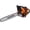 Orange, variant on 3L 7LBS Manual Sausage Stuffer Stainless Steel Horizontal Sausage Maker with 4 Filling Nozzles for Home and Commercial Use