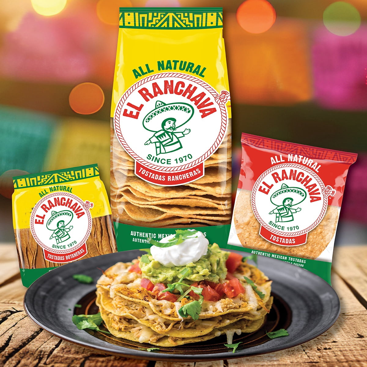 El Ranchava Tostadas Ranchera Bag Gluten Free Corn Tortilla, 13.5 oz