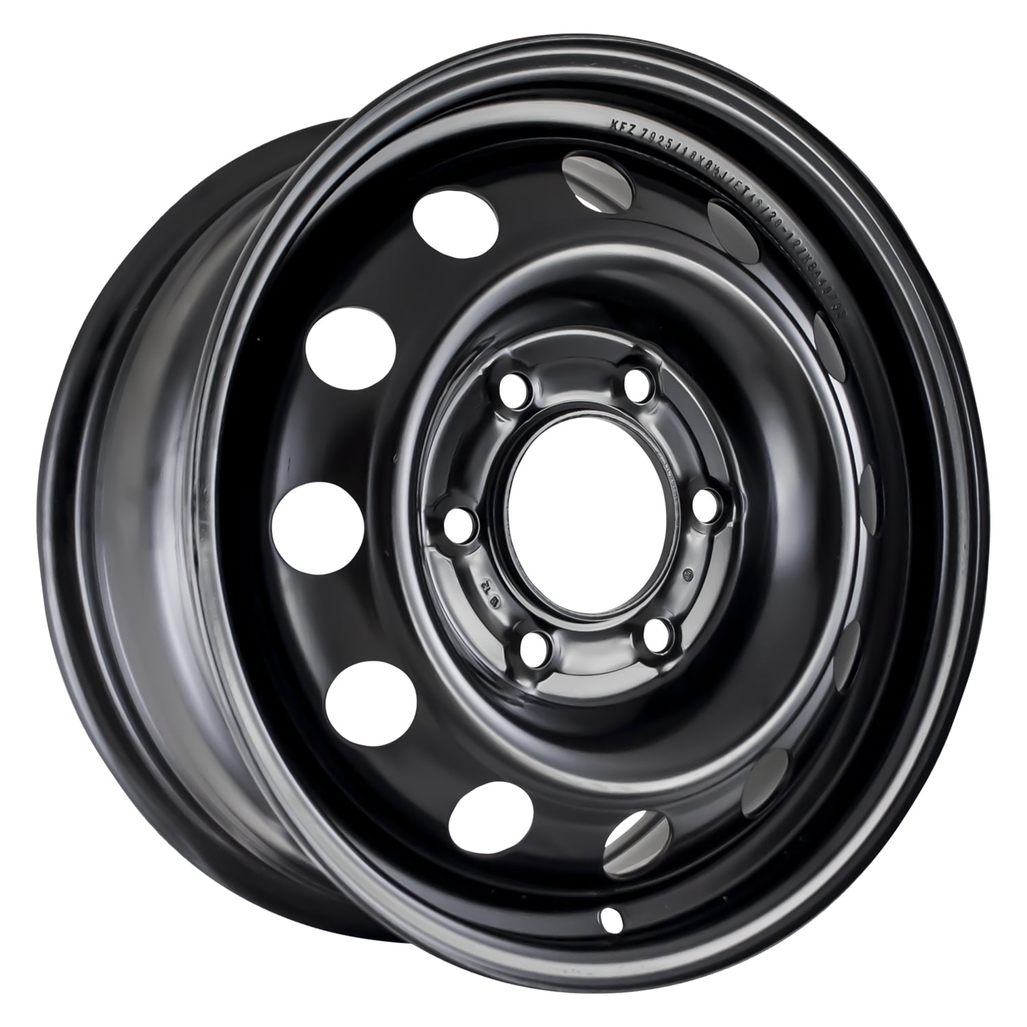 Aftermarket Steel Rim 18X7.5, 5X108, 63.4, +52, black finish