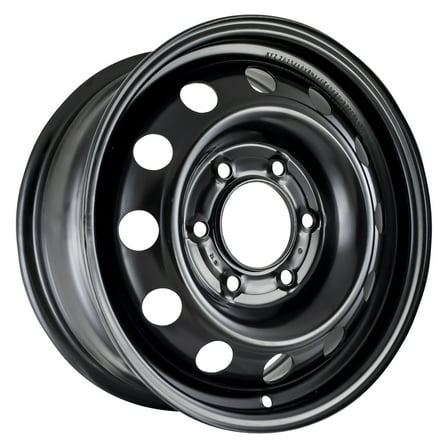 New Aftermarket  Painted Black Steel Wheel 16 x 6.5 529104D060 12 Hole Style fits 2007-2010 Hyundai Entourage