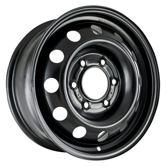 New Aftermarket  Painted Black Steel Wheel 16 x 6.5 529104D060 12 Hole Style fits 2007-2010 Hyundai Entourage