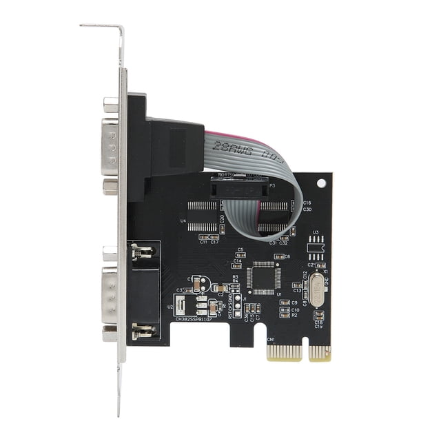 Tarjeta de expansión PCIE serie de 2 puertos RS232 de 9 pines WCH382L, adaptador de chip para Windows 98/98SE/OS X