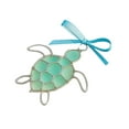 thumbnail image 1 of Handcrafted Sea Glass Turtle Art - Unique 2D Wall Decor Gift for Turtle Lovers & Home Decor, 1 of 8