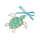 thumbnail image 1 of Tortuga decorativa de vidrio marino 2D | Hecha a mano, ecológica, regalo para amantes de tortugas y decoración de hogar, 1 of 8