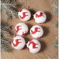 thumbnail image 2 of 6PCS Foam Christmas Ball Christmas Tree Ornaments, Farmhouse Christma Decoration, 2 of 3