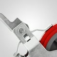 thumbnail image 5 of VEVOR 4 Pack 5" Scaffold Casters, Swivel Casters Wheels Set, Heavy Duty 3200LBS Per Set- Locking Stem Casters with Brake, Red, 5 of 9