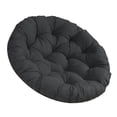 thumbnail image 4 of Cojín para silla de columpio, cojín para silla de jardín, cojín para asiento de hamaca elegante y multiusos Negro, 4 of 8