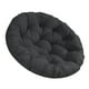 thumbnail image 4 of Cojín para silla de columpio, almohada de suelo, multifuncional, redondo, suave, grueso y elegante para jardín. Negro, 4 of 9