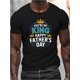 thumbnail image 1 of Men'S "You're My King Happy Father'S Day" T-Shirt - Casual Crew Neck, Lightweight Summer Top with Crown Graphic, Black Short Sleeve Tee for Dad, Father'S Day Gift|Crew Neck Tshirt|Lightweig, 1 of 6