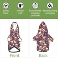 thumbnail image 4 of Yiaed Skull rock music record Print Dog Hoodie Security Pet Dog Costume Pets Dog Hoodie Sweatshirt with Pocket for Small Dogs-X-Large, 4 of 5