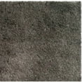 thumbnail image 3 of SAFAVIEH Paris Darwin Plush Polyester Shag Runner Rug, Silver, 2'3" x 8', 3 of 6