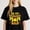 Black-4, variant on Cat Face Printing T Shirt for Adults Mama Graphic Tee