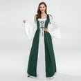 thumbnail image 4 of Jsaierl Women's Renaissance Costume Vintage Medieval Elegant Goth Plus Size Dresses Cosplay Irish Steampunk Ball Gown Chemise Dress, 4 of 9