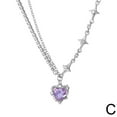 thumbnail image 3 of Wbxfbo Collier d'Amour Pendentif Collier pour Femmes Mode design Créatif Chaîne de Clavicule, 3 of 7