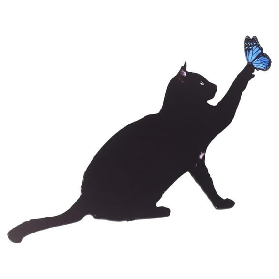 Cat Scarer Bird Deterrent Black Acrylic Garden Control Repeller Lawn Ornament Pest Control Deterrent Repel Get Rid Scarecrow