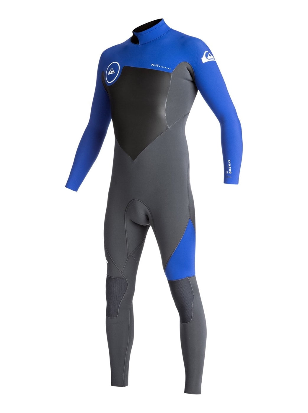 Quiksilver Syncro 4/3mm GBS BZ Wetsuit Blue/Iodine XBKBK Youth Boy's - 12 