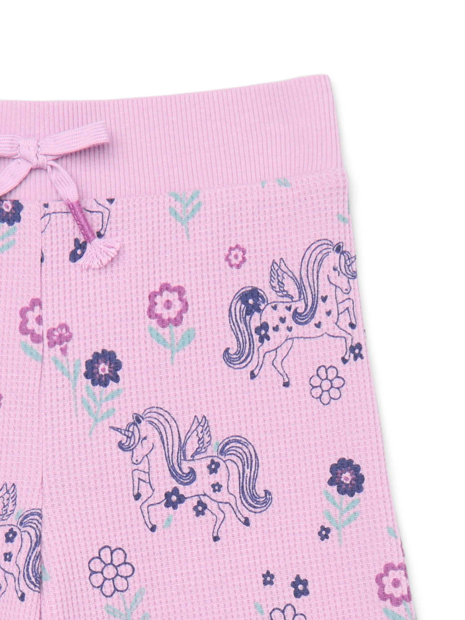 Garanimals Toddler Girl Printed Thermal Wide Leg Pants, Sizes 2T-5T
