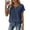 Navy,#117, variant on Tops for Women Summer Short Sleeve V Neck T Shirts Lightweight Embroidered Lace Boho Blouses Casual Beach Tops,M