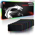 thumbnail image 1 of MSI Dragon-alfombrilla de ratón con luz LED para juegos, cubierta de teclado grande RGB, Base de goma antideslizante, alfombrilla de escritorio XL para PC LIUWENJING unisex, 1 of 2