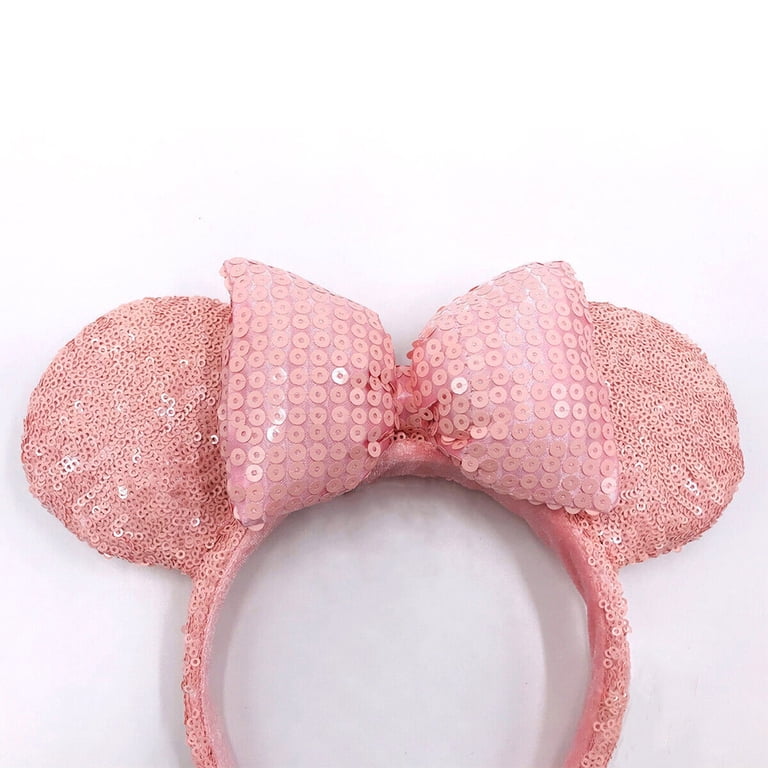 Fashion Minnie Bow Sequin Headband, Millennial Pink  display picture 1