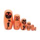 thumbnail image 4 of Muñeca rusa de Halloween,Muñecas de madera de 6 capas hechas a mano,Conjunto apilable de juguetes anidados para decoración del hogar para niños,Muñecas rusas Matrioskas para, 4 of 9