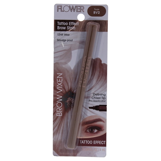 Ceja Flower Flower Brow Vixen Tattoo Effect Brow Stain - BV2 Taupe Ceja Dama 0.034oz