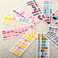 thumbnail image 4 of One Sheet Mix Style 3D Glitter Nail Art Stickers Patch Wraps Fingers Toes Tips Decoration, 4 of 8