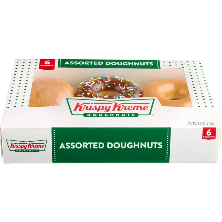 Krispy Kreme Assorted Doughnuts, 9.9 oz, 6 Count