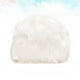 thumbnail image 4 of Elegante bolso de hombro peludo blanco, adorable bolso cruzado de felpa, moderno bolso de almacenamiento con cadena de perlas, bolso redondo portátil para exteriores para niña, 4 of 7